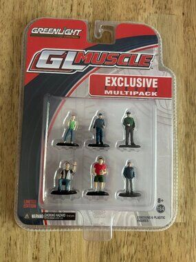 GREENLIGHT GL MUSCLE EXCLUSIVE 6PC FIGURES ~ FIRST YEAR 2013 ~ NEW!